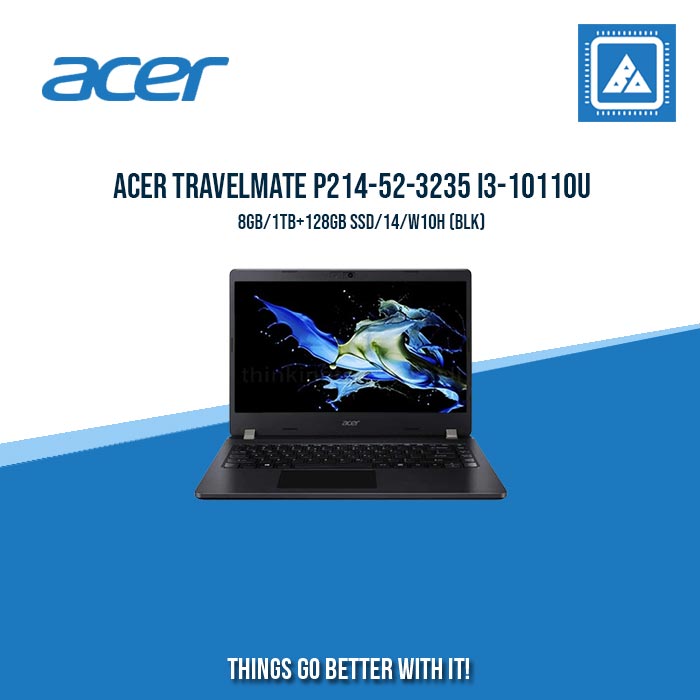 ACER TRAVELMATE P214-52-3235 I3-10110U/8GB/1TB+128GB  | BEST FOR STUDENTS