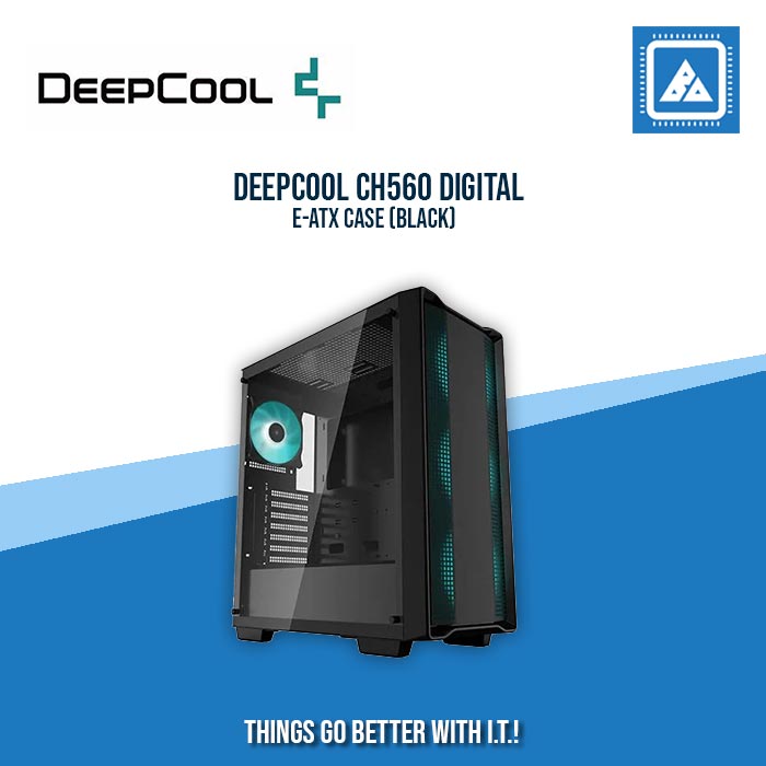 DEEPCOOL CH560 DIGITAL E-ATX CASE (BLACK)