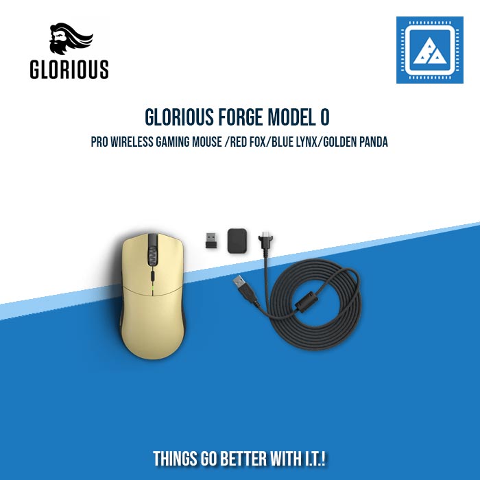 GLORIOUS FORGE MODEL O PRO WIRELESS GAMING MOUSE/BLUE LYNX/GOLDEN PANDA/RED FOX/