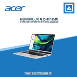 ACER ASPIRE LITE AL15-41P-R51N R7-5700U/16GB/512GB NVME/15.6/W11H/OFC24H+365BASIC (SLV) | BEST FOR STUDENTS LAPTOP|