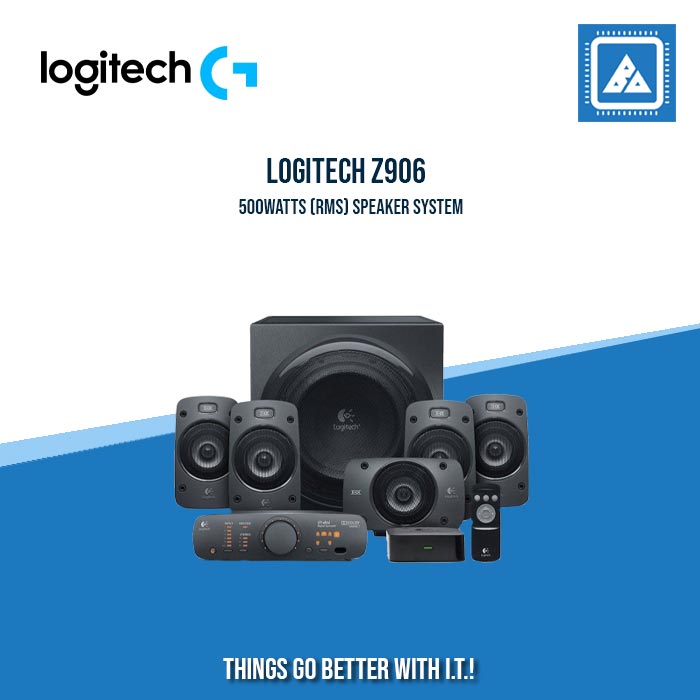 LOGITECH Z906 500WATTS (RMS) SPEAKER SYSTEM – BlueArm Computer Store