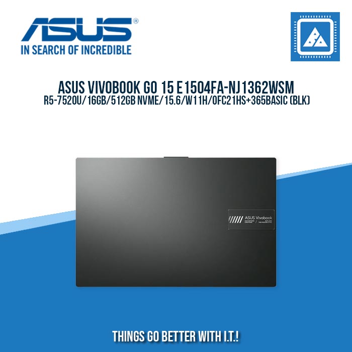 ASUS VIVOBOOK GO 15 E1504FA-NJ1362WSM R5-7520U/16GB/512GB NVME | BEST FOR AUTOCAD LAPTOP