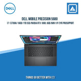 DELL MOBILE PRECISION 5680 I7-13700H/16GB/1TB SSD/NVIDIA RTX 1000, 6GB | BEST FOR VIDEO EDITING AND SOFTWARE DEVELOPMENT LAPTOP