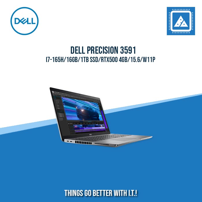 DELL PRECISION 3591 I7-165H/16GB/1TB SSD/RTX500 4GB/15.6/W11P | BEST FOR AUTOCAD LAPTOP