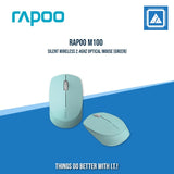 RAPOO M100 SILENT WIRELESS 2.4GHZ OPTICAL MOUSE