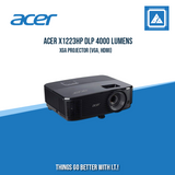 ACER X1223HP DLP 4000 LUMENS XGA PROJECTOR (VGA, HDMI)