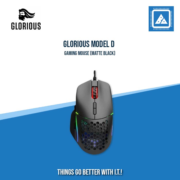 GLORIOUS MODEL I GAMING MOUSE (MATTE BLACK/MATTE WHITE)