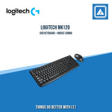 LOGITECH MK120 USB KEYBOARD + MOUSE