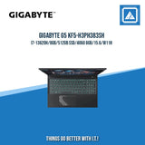 GIGABYTE G5 KF5-H3PH383SH I7-13620H/8GB/512GB SSD/4060 8GB | BEST FOR GAMING AND AUTOCAD