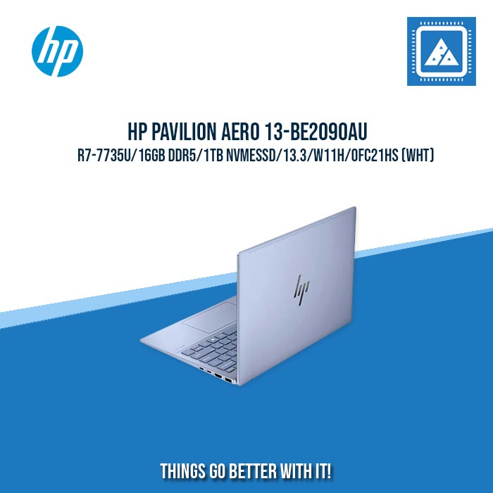 HP PAVILION AERO 13-BG0039AU R7-8840U/16GB DDR5/1TB  | BEST FOR FREELANCER AND STUDENT LAPTOP