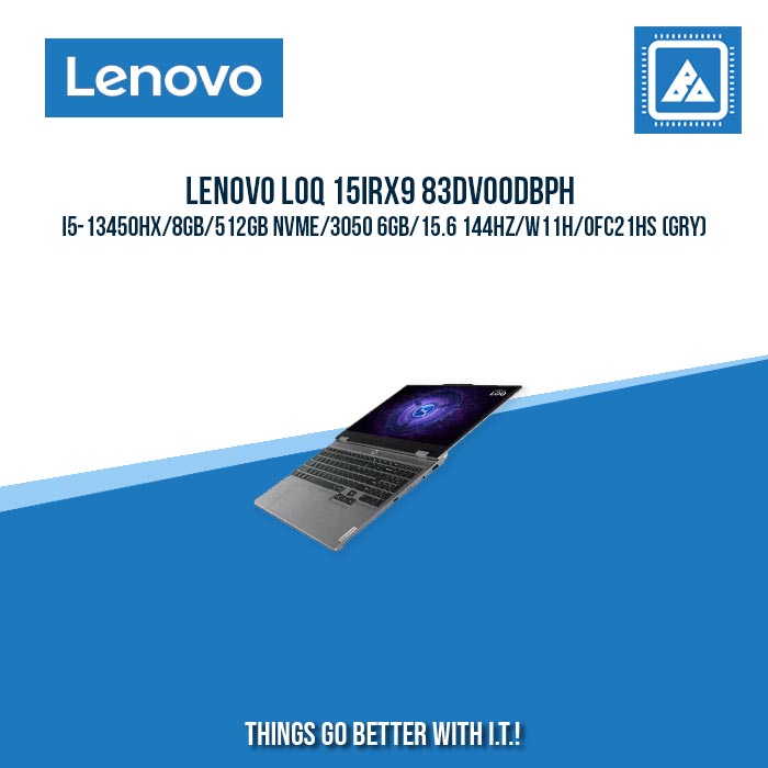 LENOVO LOQ 15IRX9 83DV00DBPH  I5-13450HX/8GB/512GB NVME/3050 6GB | BEST FOR FREELANCER LAPTOP