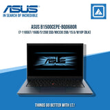 ASUS B1500CEPE-BQ0680R I7-1165G7/16GB/512GB SSD/MX330 2GB | BEST FOR STUDENTS AND FREELANCERS LAPTOP