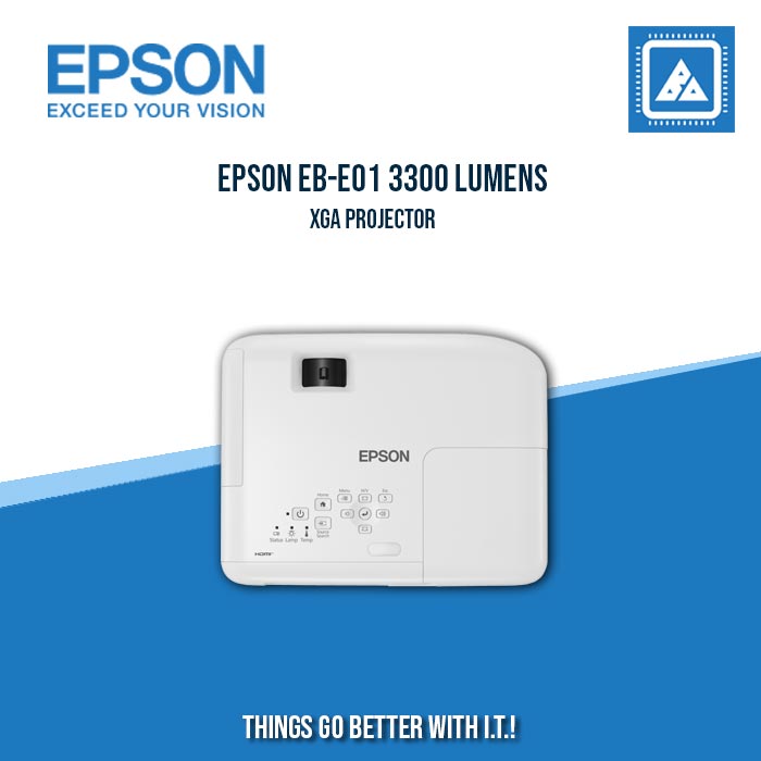 EPSON EB-E01 3300 LUMENS XGA PROJECTOR