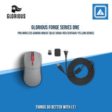 GLORIOUS FORGE SERIES ONE PRO WIRELESS GAMING MOUSE (BLUE VIDAR/RED CENTAUR/YELLOW GENOS)