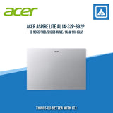 ACER ASPIRE LITE AL14-32P-392P I3-N355/8GB/512GB NVME | BEST FOR STUDENTS LAPTOP