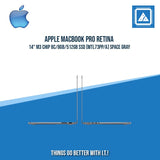 APPLE MACBOOK PRO RETINA 14" M3 CHIP 8C/8GB/512GB SSD (MTL73PP/A) | BEST FOR FREELANCERS LAPTOP