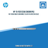 HP 15-FC0122AU (983M1PA) R5-7520U/8GB/512GB | BEST FOR STUDENT AND FREELANCER