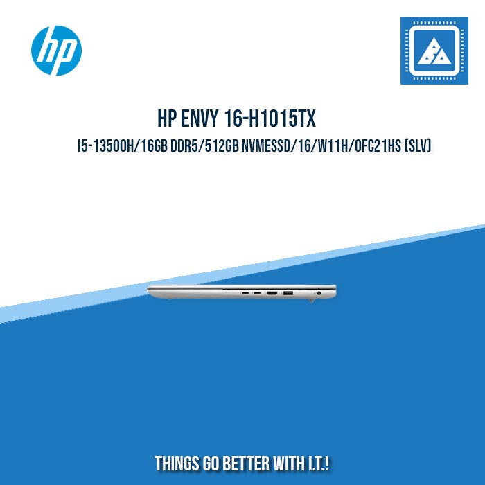 HP ENVY 16-H1015TX i5-13500H/16GB DDR5/512GB NVMeSSD/ BEST FOR STUDENTS AND FREELANCERS LAPTOP