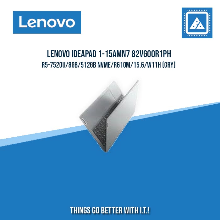 LENOVO IDEAPAD 1-15AMN7 82VG00R1PH R5-7520U/8GB/512GB NVME| BEST FOR STUDENTS AND FREELANCERS LAPTOP