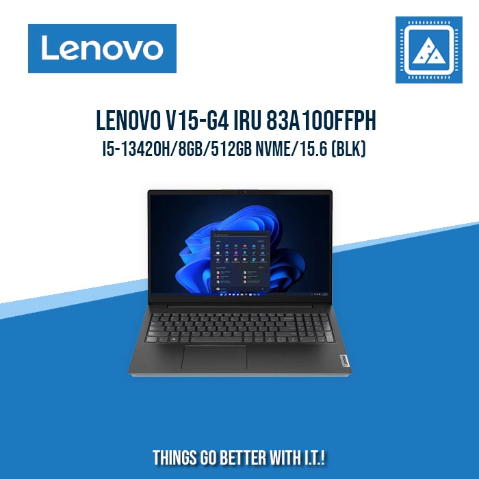 LENOVO V15-G4 IRU 83A100FFPH I5-13420H/8GB/512GB NVME/15.6 / BEST FOR STUDENTS AND FREELANCERS