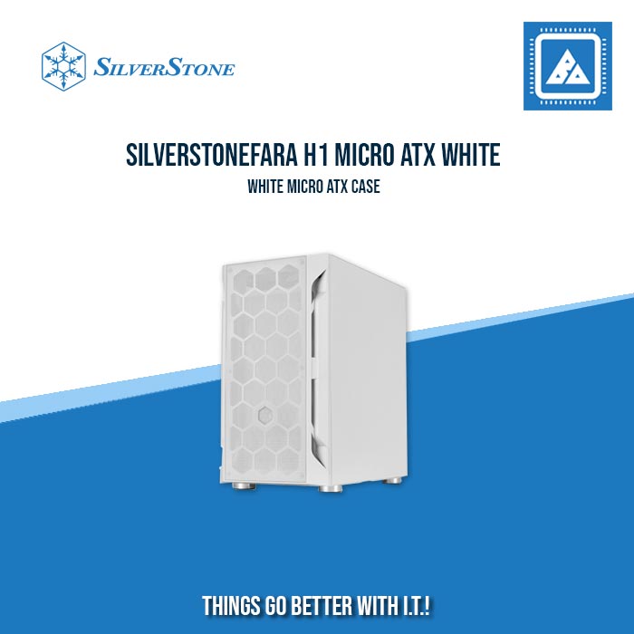 SILVERSTONE FARA H1 MICRO ATX CASE WITH TEMPERED GLASS WINDOW BLACK|WHITE