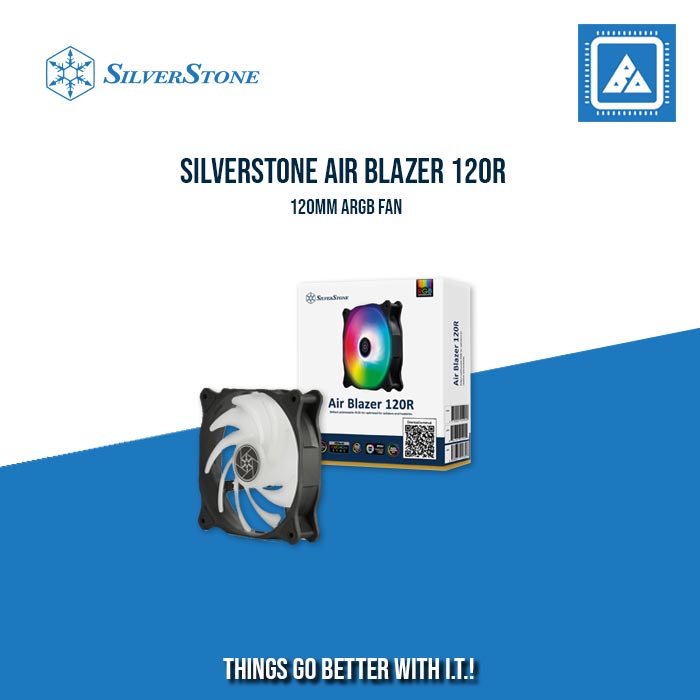 SILVERSTONE AIR BLAZER 120R 120MM ARGB FAN