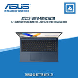 ASUS X1504VA-NJ1622WSM I5-1334U/8GB/512GB NVME | BEST FOR STUDENTS AND FREELANCERS LAPTOP