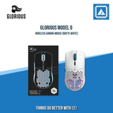 GLORIOUS MODEL O WIRELESS GAMING MOUSE (MATTE BLACK/MATTE WHITE)
