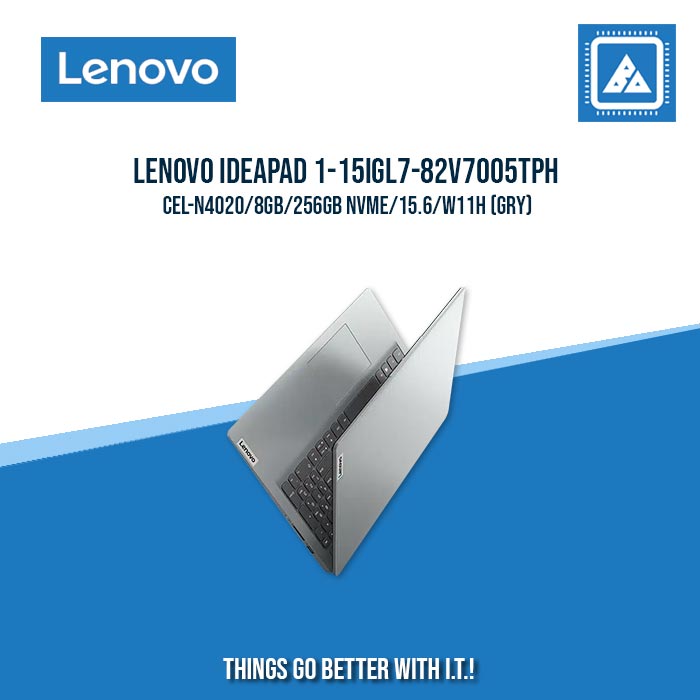 LENOVO IDEAPAD 1-15IGL7-82V7005TPH CEL-N4020/8GB/256GB NVME | BEST FOR STUDENTS LAPTOP