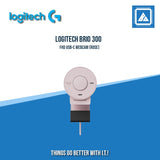 LOGITECH BRIO 300 FHD USB-C WEBCAM ROSE|WHITE