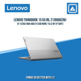 LENOVO THINKBOOK 15 G5 IRL 21JD0062MJ I5-1335U/8GB+8GB/512GB NVME | BEST FOR STUDENTS AND FREELANCERS LAPTOP