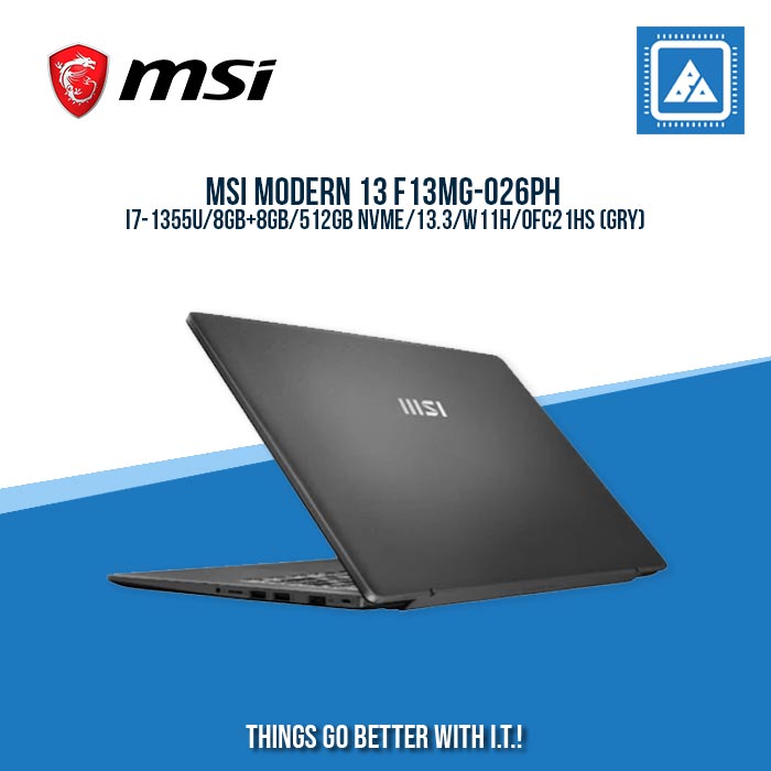 MSI MODERN 13 F13MG-026PH I7-1355U/8GB+8GB/512GB NVME | BEST FOR FREELANCER