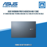 ASUS VIVOBOOK PRO 15 K6502VU-MA113WS I9-13900H/8GB+8GB/1TB NVME/4050 6GB | BEST FOR GAMING AND RENDERING LAPTOP