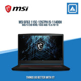 MSI GF63 11SC-1267PH I5-11400H/8GB/512GB NVME/1650 4GB | BEST FOR GAMING AND AUTOCAD LAPTOP
