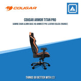 COUGAR ARMOR TITAN PRO GAMING CHAIR ALUMN-BASE/4D-ARMREST/PVC-LEATHER