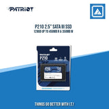 P210 2.5" SATA III SSD 128GB UP TO 450MB R & 350MB W