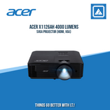 ACER X1126AH 4000 LUMENS SVGA PROJECTOR (HDMI, VGA)