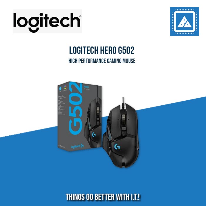 LOGITECH G502 HERO HIGH PERFORMANCE GAMING MOUSE