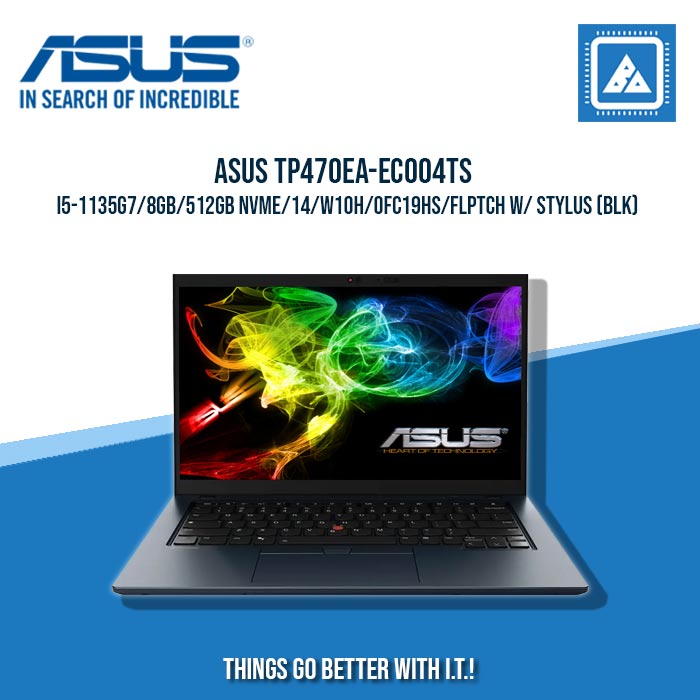 ASUS TP470EA-EC004TS I5-1135G7/8GB/512GB NVME | BEST FOR STUDENTS AND FREELANCER