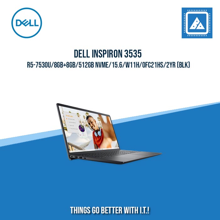 DELL INSPIRON 3535 R5-7530U/8GB+8GB/512GB NVME | BEST FOR FREELANCERS LAPTOP