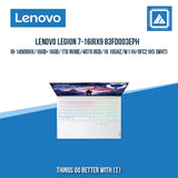 LENOVO LEGION 7-16IRX9 83FD003EPH I9-14900HX/16GB+16GB/1TB NVME/4070 8GB | BEST FOR RENDERING LAPTOP