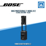 BOSE PROFESSIONAL F1 MODEL 812 FLEXIBLE LINE ARRAY - BLACK