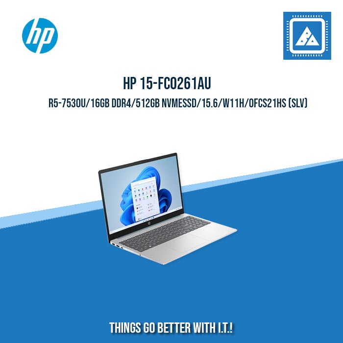 HP 15-FC0261AU R5-7530U/16GB DDR4/512GB NVMeSSD | BEST FOR STUDENTS AND FREELANCERS LAPTOP