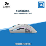 GLORIOUS MODEL O- GAMING MOUSE (MATTE BLACK/MATTE WHITE)