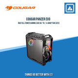 COUGAR PANZER EVO RGB BLACK ATX FULL TOWER RGB LED GAMING CASE WITH REMOTE