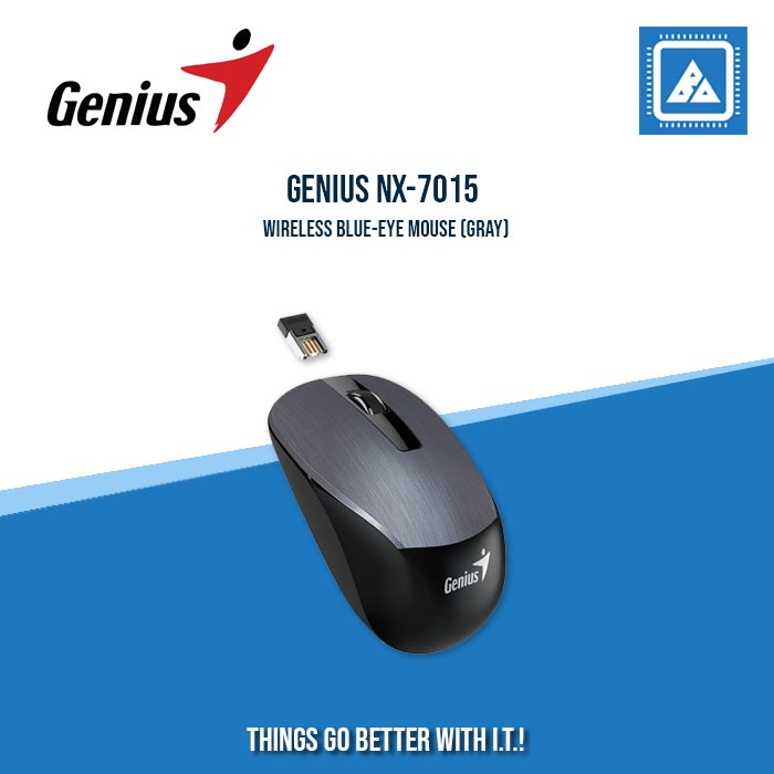 GENIUS NX-7015 WIRELESS BLUE-EYE MOUSE /CHOCOLATE/GRAY/ROSY BROWN