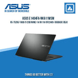 ASUS E1404FA-NK611WSM R5-7520U/16GB/512GB NVME | BEST FOR STUDENTS LAPTOP