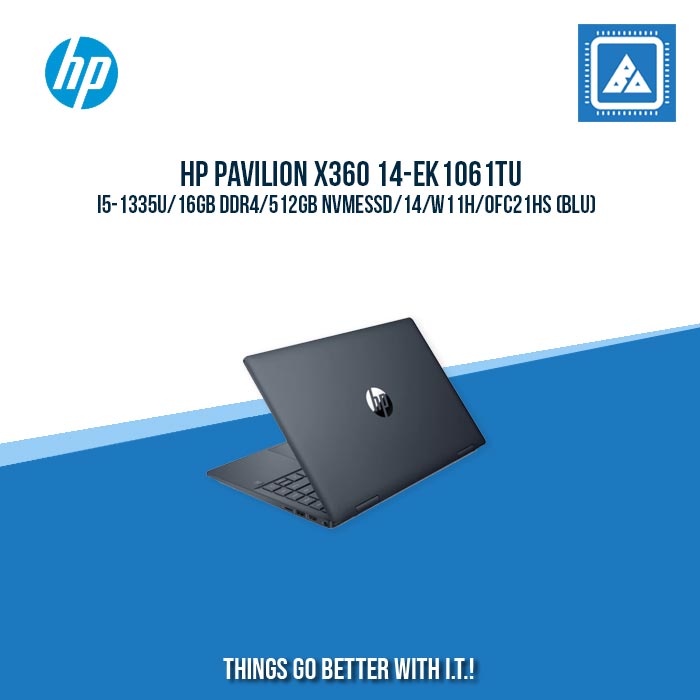 HP PAVILION x360 14-EK1061TU i5-1335U/16GB DDR4/512GB NVMeSSD | BEST FOR STUDENTS AND FREELANCERS LAPTOP