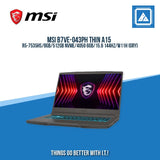 MSI B7VE-043PH THIN A15 R5-7535HS/8GB/512GB NVME/4050 6GB | BEST FOR AUTOCAD LAPTOP