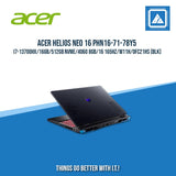 ACER HELIOS NEO 16 PHN16-71-78Y5 I7-13700HX/16GB/512GB NVME/4060 8GB | BEST FOR AUTOCAD AND GAMING LAPTOP
